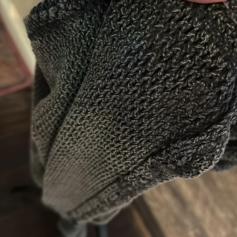 Incredible cotton mesh with full lining Free People skirt in grey NWOT! - Picture 8 of 12